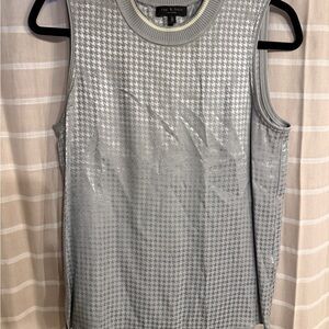 Rag & Bone Metallic Silver Tank Top